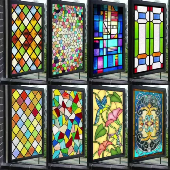 Verre Tiffany/Œuvres d'art/Fenêtres d'église/Portes/Rideaux Meubles/Décorations murales/Carreaux de mosaïque bricolage/Vitraux