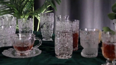Verre à thé classique turc verre à liqueur doré décalcomanie verre gobelet peinture verre tasse à thé verrerie